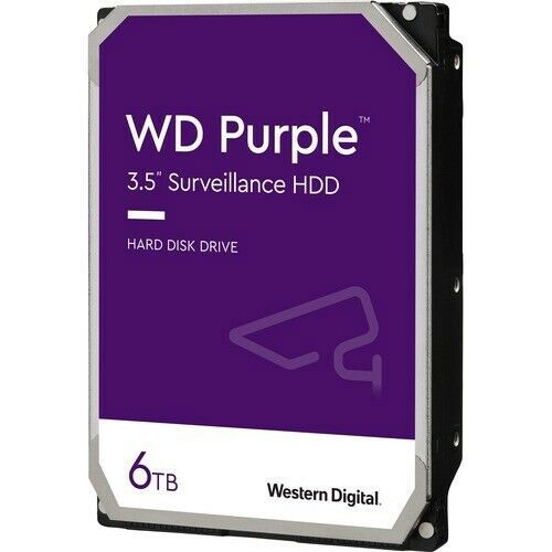 WD Purple 6TB 3,5' SATA 256MB (WD63PURZ) trdi disk - Wd - Merchandise - Western Digital - 0718037887968 - 