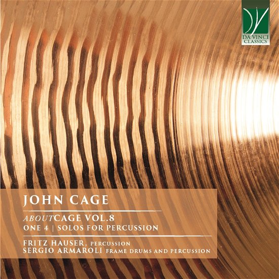 Cover for Hauser, Fritz / Sergio Armaroli · Aboutcage: One 4 (Solos for Percussion) (CD) (2023)