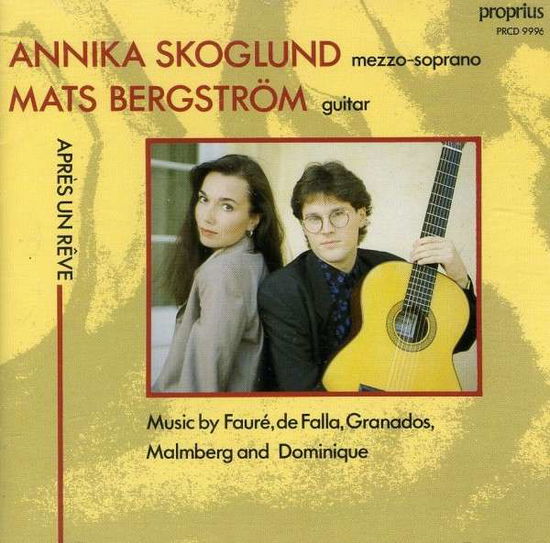 Songs - Bergstrom / Skoglund - Musik - PROPRIUS - 0822359099968 - 28 februari 1989