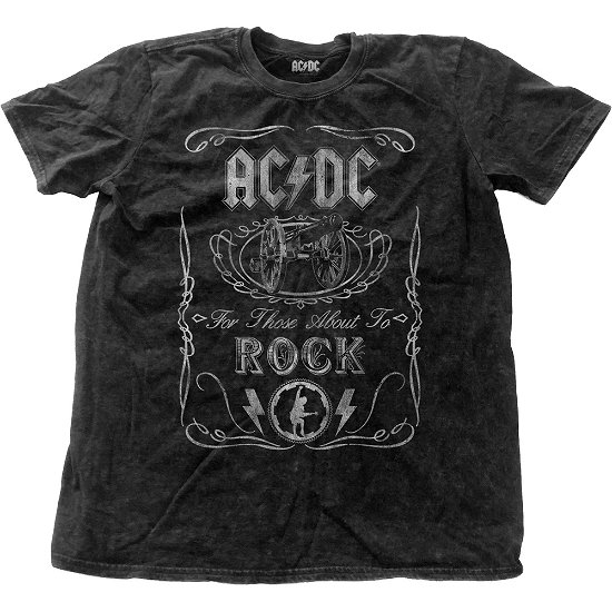 Cover for AC/DC · Cannon Swig (T-shirt) [size S] [Black - Unisex edition] (2017)