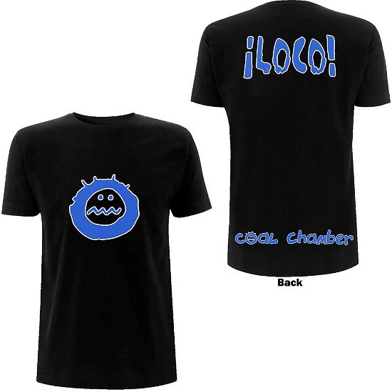 Coal Chamber Unisex T-Shirt: Loco (Back Print) - Coal Chamber - Marchandise -  - 5056187766968 - 