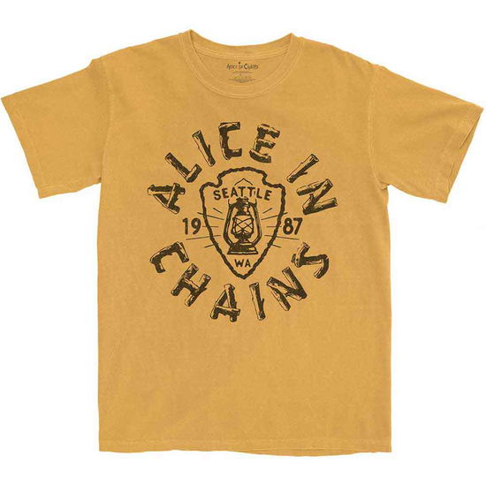 Cover for Alice In Chains · Alice In Chains Unisex T-Shirt: Lantern (Yellow) (T-shirt) [size L] (2022)