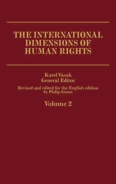 Cover for Karel Vasak · International Human Rights V2 (Hardcover Book) (1982)