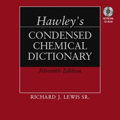 Cover for Lewis · Hawley's Condensed Chemical Dicti (Book)