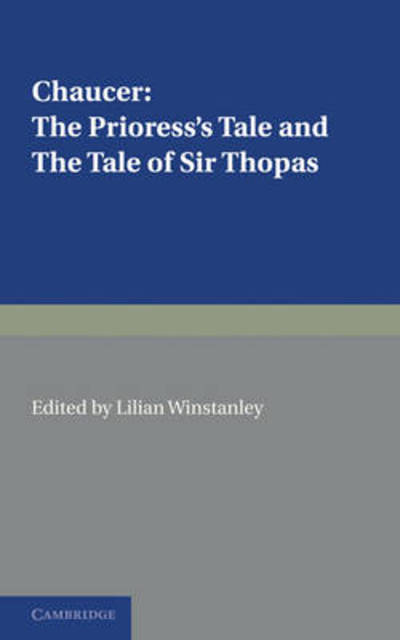 Cover for Geoffrey Chaucer · The Prioress's Tale, The Tale of Sir Thopas (Paperback Book) (2011)