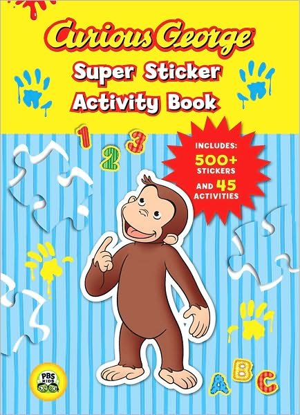 Cover for H.A. Rey · Curious George Super Sticker Activity Book (Paperback Book) (2009)