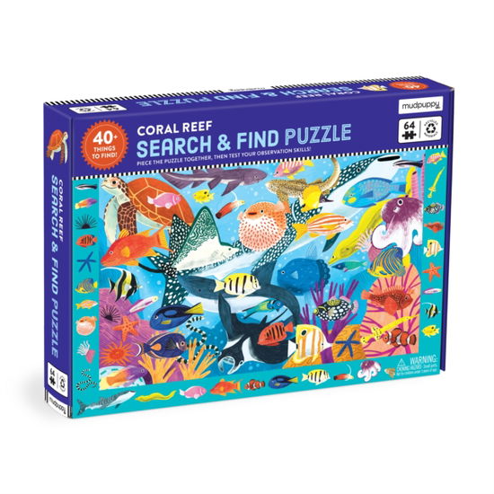 Cover for Mudpuppy · Coral Reef 64 Piece Search &amp; Find Puzzle (SPEL) (2025)