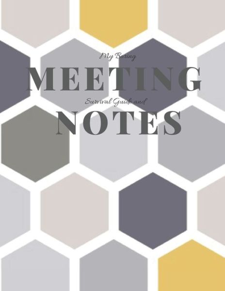 Cover for Gadfly Books · My Boring Meeting Survival Guide and Notes 8.5x11 Meeting Notebook and Puzzle Book (Paperback Book) (2019)