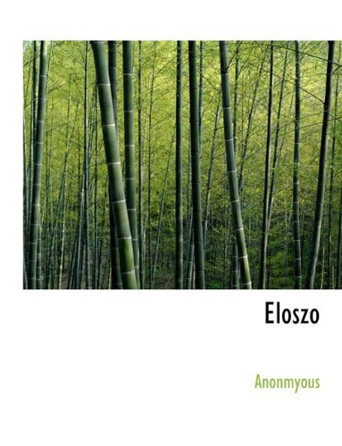 Eloszo - Anonmyous - Boeken - BiblioLife - 9781116516968 - 10 november 2009