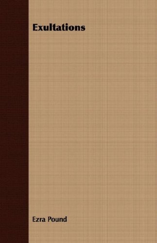 Cover for Ezra Pound · Exultations (Paperback Bog) (2008)