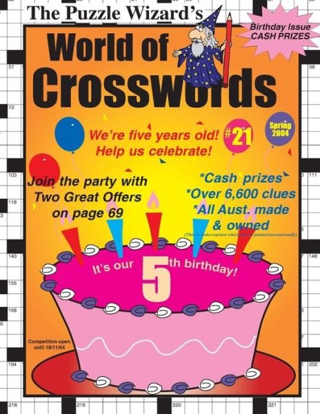 Cover for The Puzzle Wizard · World of Crosswords No. 21 (Pocketbok) (2013)