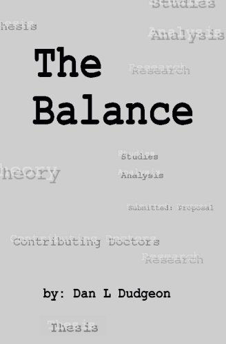 Cover for Dan L Dudgeon · The Balance (Paperback Book) (2002)