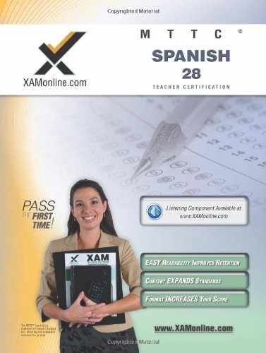 Cover for Sharon a Wynne · Mttc Spanish 28 Teacher Certification Test Prep Study Guide (Paperback Book) [Second Edition, New edition] (2011)