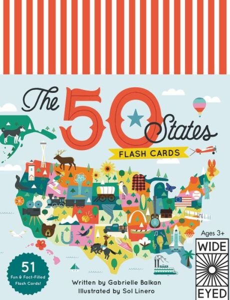 Cover for Gabrielle Balkan · The 50 States - Flashcards - The 50 States (Postcard) (2018)