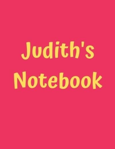 Cover for 99 Notes · Judith's Notebook (Pocketbok) (2019)