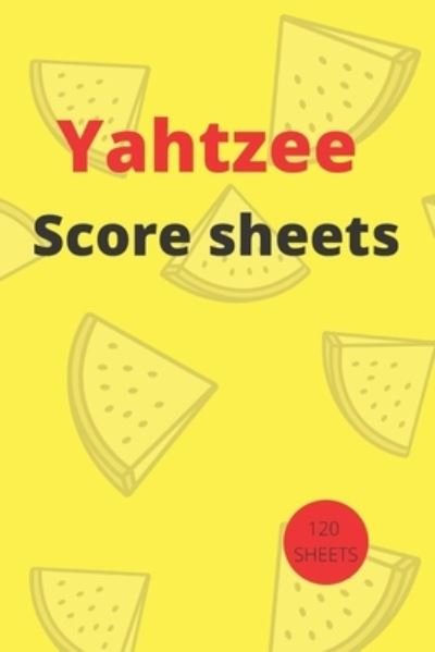 Cover for Ob · Yahtzee Scores Sheets (Paperback Bog) (2019)
