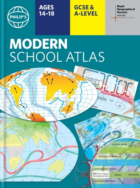 Philip's RGS Modern School Atlas: Hardback 101st edition - Philip's World Atlas - Philip's Maps - Bøger - Octopus Publishing Group - 9781849076968 - 5. september 2024