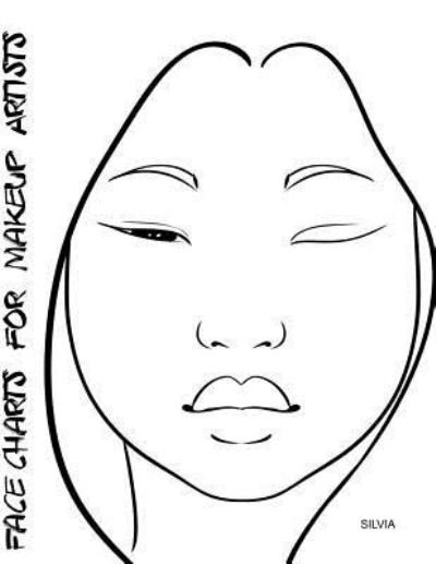 Face Charts for Makeup Artists Silvia - Blake Anderson - Books - Createspace Independent Publishing Platf - 9781983882968 - January 16, 2018