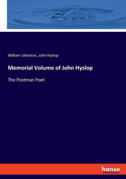 Cover for Johnston · Memorial Volume of John Hyslop (Book) (2019)