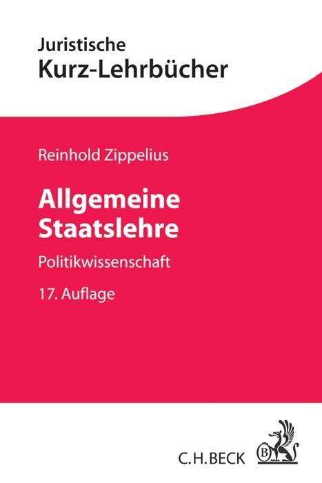 Cover for Zippelius · Allgemeine Staatslehre (Bog)