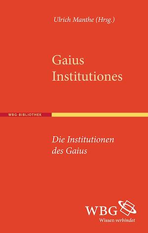 Cover for Gaius · Institutionen - Institutiones (Book)