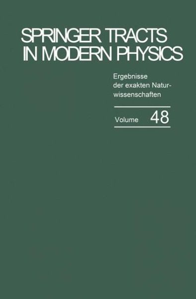 Cover for P Grosse · Ergebnisse Der Exakten Naturwissenschaften - Springer Tracts in Modern Physics (Paperback Book) [Softcover Reprint of the Original 1st 1969 edition] (2014)