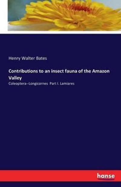 Cover for Bates · Contributions to an insect (Bog) (2016)