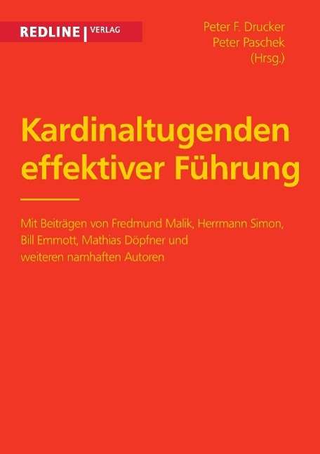 Cover for Drucker · Kardinaltugenden effektiver Füh (Book)