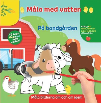 Cover for Måla med vatten : På Bondegården (Kartonbuch) (2023)