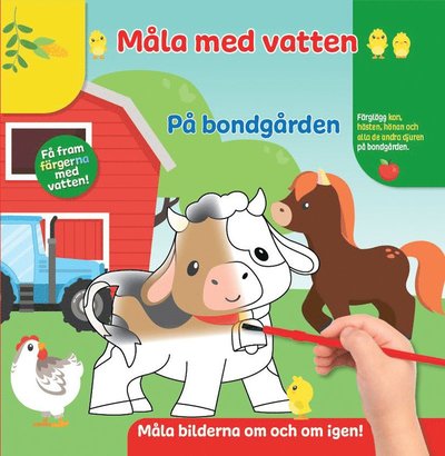 Cover for Red · Måla med vatten. På bondgården (Book) (2023)