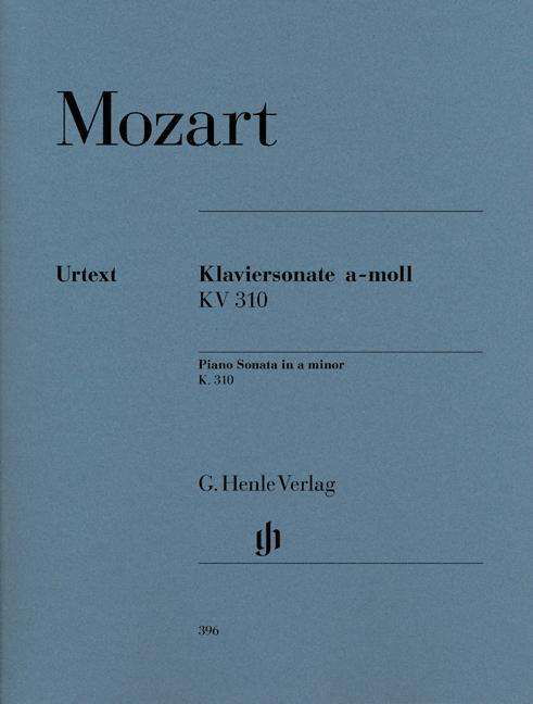 Klaviersonate a-Moll KV310.HN396 - Mozart - Books - SCHOTT & CO - 9790201803968 - April 6, 2018