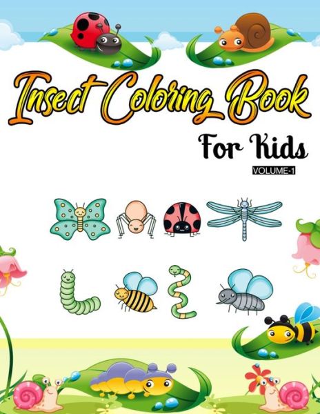 Cover for Rainbow Publishing · Insect Coloring Book For Kids (Volume-1) (Paperback Book) (2020)