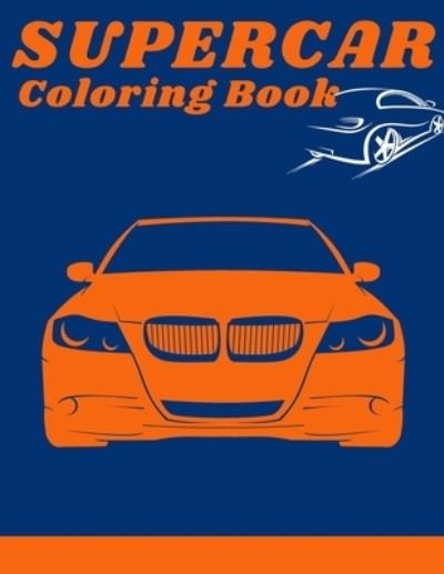 Cover for Jomem · SuperCar Coloring Book (Pocketbok) (2021)