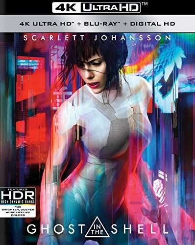 Cover for Ghost in the Shell (4K UHD Blu-ray) (2017)
