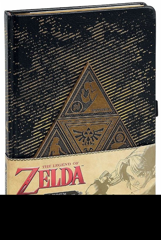 Cover for Nintendo: Legend Of Zelda (The) · Nintendo: Legend Of Zelda (The) - Metal Triforce Standard Premium (Quaderno) (MERCH)