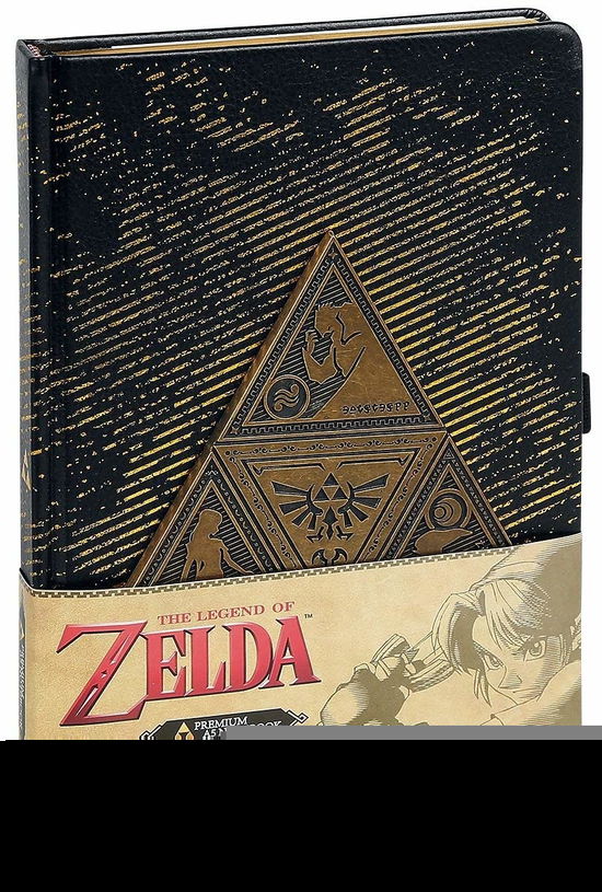 Cover for Nintendo: Legend Of Zelda (The) · Nintendo: Legend Of Zelda (The) - Metal Triforce Standard Premium (Quaderno) (MERCH)