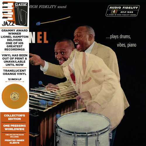 Lionel ... Plays Drums. Vibes. Piano (Limited Orange Vinyl) - Lionel Hampton and His Orchestra - Music - AUDIO FIDELITY - 3700477837969 - June 28, 2024