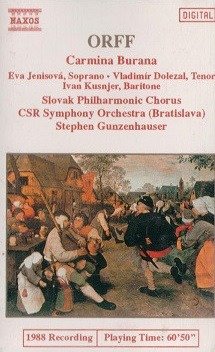 Cover for Carl Orff  · Carmina Burana (Cassette)