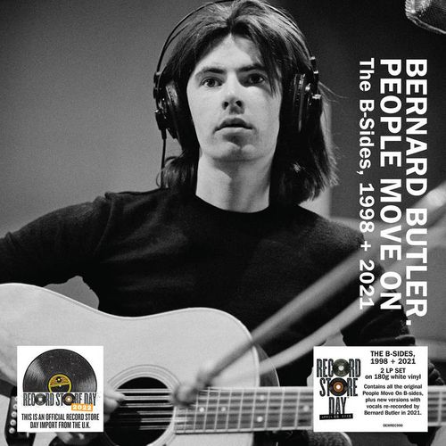 Cover for Bernard Butler · People Move On: The B-Sides. 1998 + 2021 (White Vinyl) (RSD 2022) (LP) (2022)