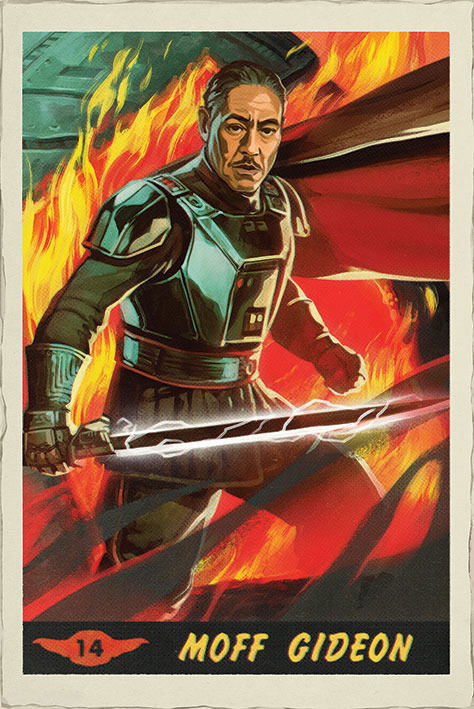 The Mandalorian: Moff Gideon Card Maxi Poster (Poster Maxi 61X91,5 Cm) - Star Wars: Pyramid - Merchandise - Pyramid Posters - 5050574347969 - 