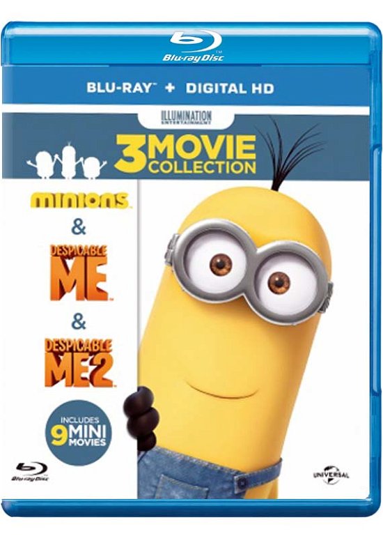 Minions / Despicable Me / Despicable Me 2 - 3 Movie Collection - Elokuva - Universal - 5053083048969 - perjantai 20. marraskuuta 2015