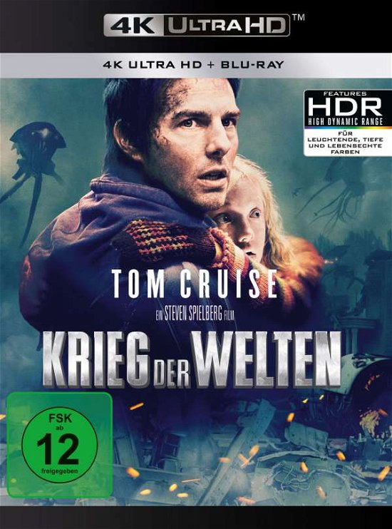 Cover for Dakota Fanning,miranda Otto,tom Cruise · Krieg Der Welten (4K Ultra HD) (2020)