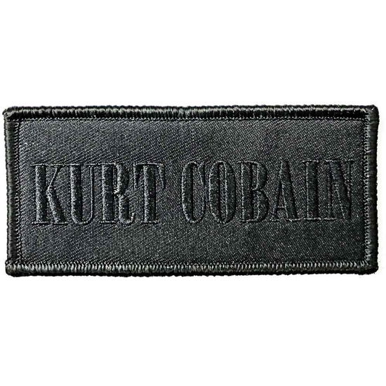 Cover for Kurt Cobain · Kurt Cobain Standard Woven Patch: Logo (Patch)