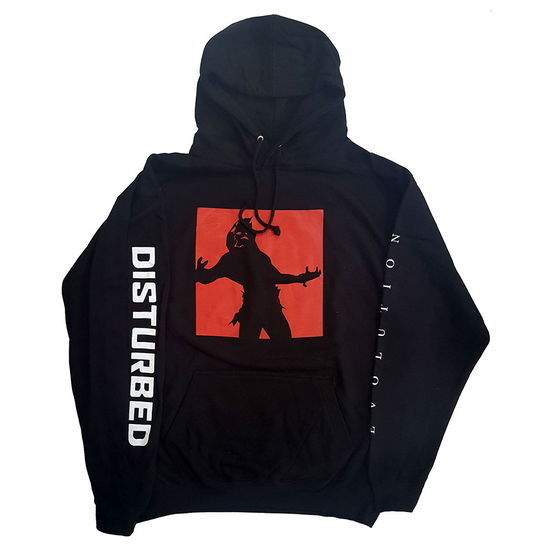 Cover for Disturbed · Disturbed Unisex Pullover Hoodie: Evolution (Ex-Tour) (Hoodie) [size M] [Black - Unisex edition]