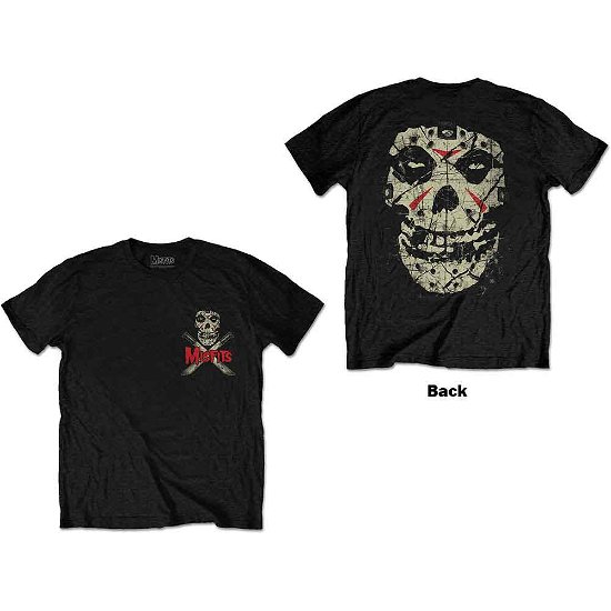 Misfits Unisex T-Shirt: Machete (Back Print) - Misfits - Marchandise -  - 5056368687969 - 