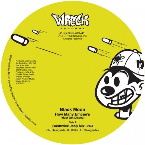 Cover for Black Moon · How Many Emcee's (Must Get Dissed) (7&quot;) (2018)