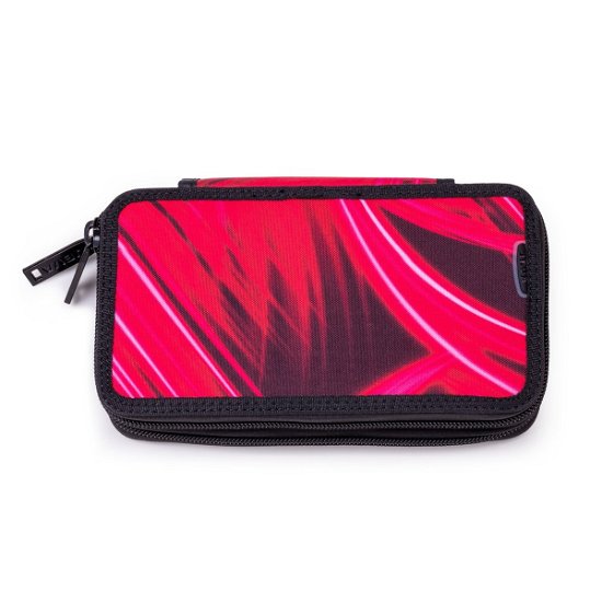 Cover for Jeva · Pencil Case Twozip - Pink Lightning (8865-96) (Toys)