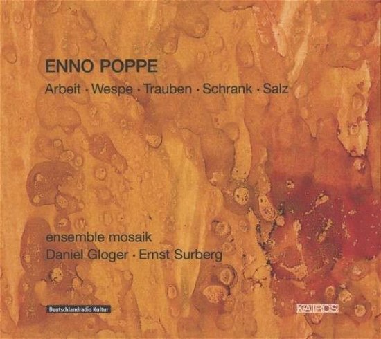Cover for Poppe / Ensemble Mosaik / Gloger · Schrank (CD) (2013)