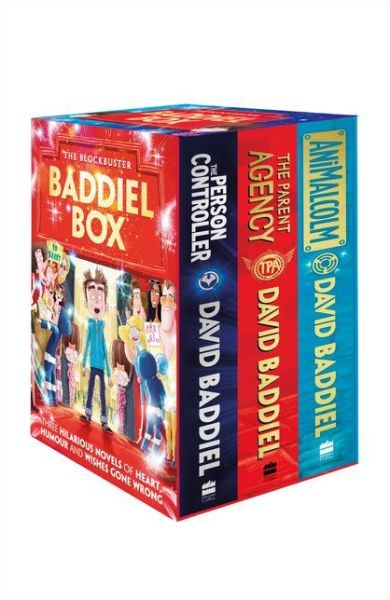 The Blockbuster Baddiel Box (The Parent Agency, The Person Controller, AniMalcolm) - David Baddiel - Książki - HarperCollins Publishers - 9780008220969 - 3 listopada 2016