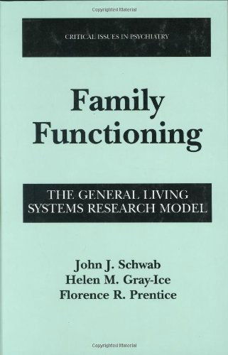 Cover for John J. Schwab · Family Functioning: The General Living Systems Research Model - Critical Issues in Psychiatry (Hardcover Book) [2002 edition] (2000)